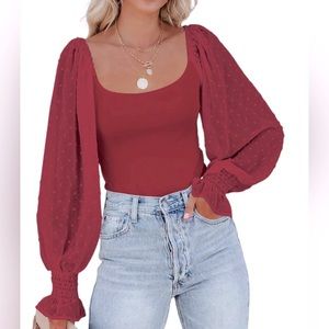 Puff Sleeve Bodysuit